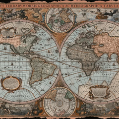17011 Фотообои Ortograf Карты мира