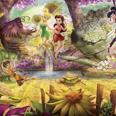 4-416-Fairies-Forest Фотообои Komar Disney x