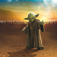 4-442-STAR-WARS-Master-Yoda Фотообои Komar Disney х м