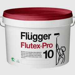 50328 Краска Flugger Flutex Pro 10 для потолка, для стен 2.8 л