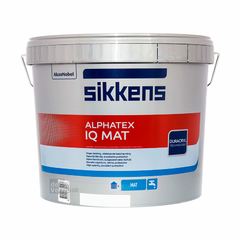 5260536 Краска Sikkens Alphatex IQ Mat для стен и потолков 9.6 л