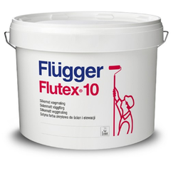 99521 Краска Flugger Flutex 10 для потолка, для стен 0.7 л
