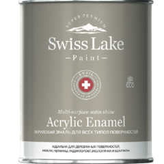 Эмаль Swiss Lake Acrylic Enamel для всех типов поверхностей 3 л